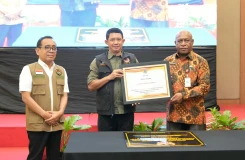 BNPB dan Kemenko PMK Resmikan Gudang Logistik Agandugume di Papua Tengah